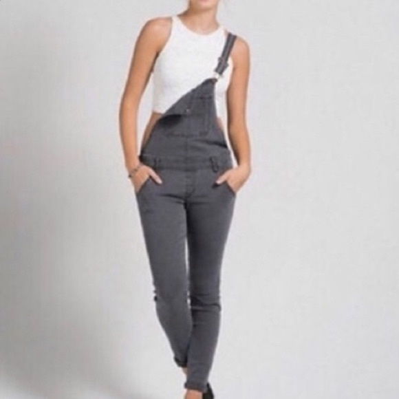 Hollister Pants - Hollister Gray Overalls XS